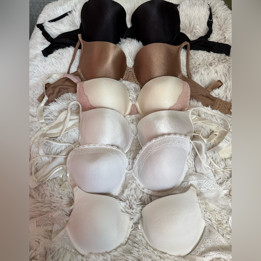 Lily of France Women's Lace and Satin Bras - Set of 6